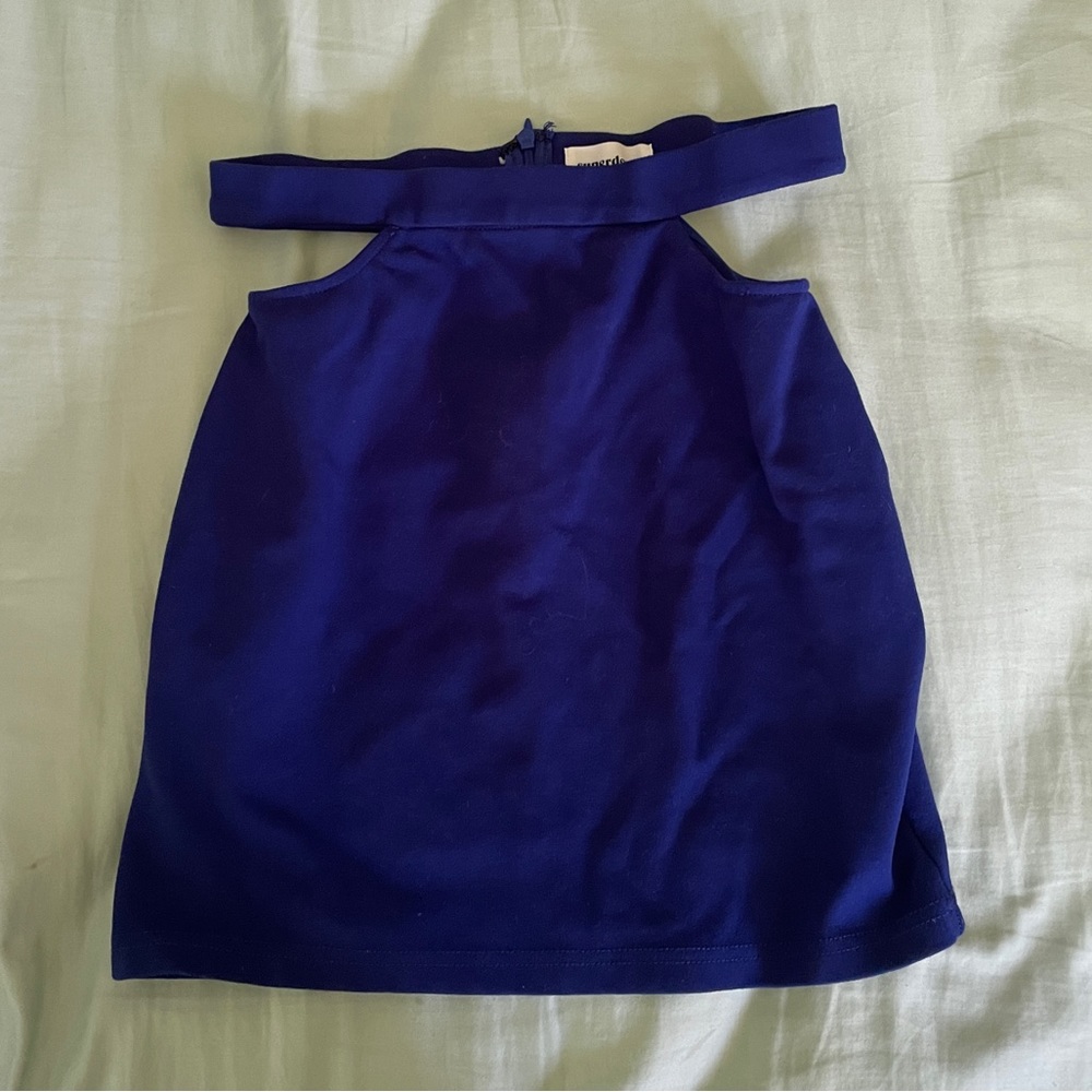 Blue Superdown skirt size S never worn from revolve